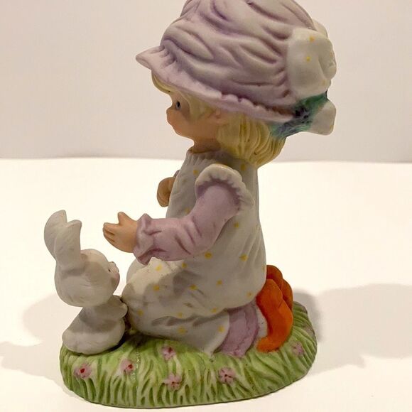 Megan and Friends Girl with Bunny Figurine - Picture 3 of 6